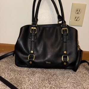 Black Leather Handbag